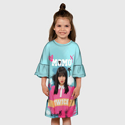 Платье клеш для девочки K - pop Momo, цвет: 3D-принт — фото 2