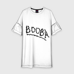 Платье клеш для девочки BOOBA, цвет: 3D-принт