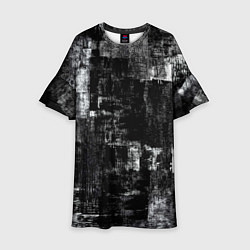 Детское платье Абстракт чёрного и белого