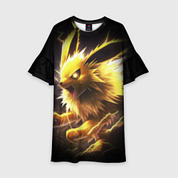 Детское платье Покемон Джолтеон и молния