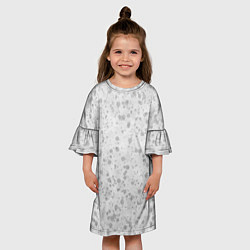 Платье клеш для девочки Угрюмый настрой, цвет: 3D-принт — фото 2