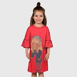 Платье клеш для девочки Sweet Modeus, цвет: 3D-принт — фото 2