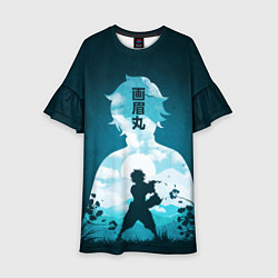 Платье клеш для девочки Gabimaru the Hollow, цвет: 3D-принт