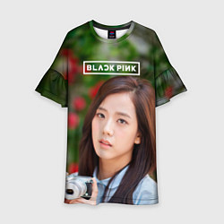 Платье клеш для девочки Blackpink Jisoo, цвет: 3D-принт