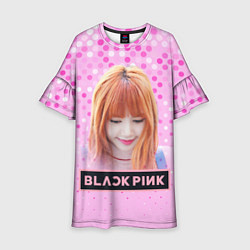 Платье клеш для девочки Blackpink Lisa, цвет: 3D-принт