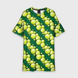 Детское платье Большой теннис - мячики
