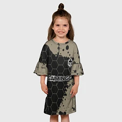 Платье клеш для девочки Gaimin Gladiators форма, цвет: 3D-принт — фото 2