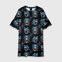 Детское платье Shark - pattern