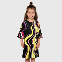 Платье клеш для девочки Дисгармония, цвет: 3D-принт — фото 2