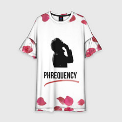 Платье клеш для девочки Pharaoh - Phrequency, цвет: 3D-принт
