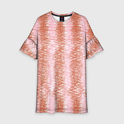 Платье клеш для девочки Произвольная абстракция каракули, цвет: 3D-принт