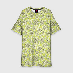 Детское платье Весенние лилии