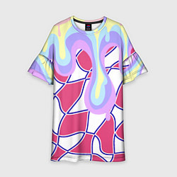 Детское платье Rainbow illusion