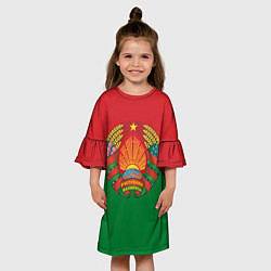 Платье клеш для девочки Республика Беларусь, цвет: 3D-принт — фото 2