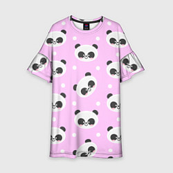 Детское платье Милая улыбающаяся панда