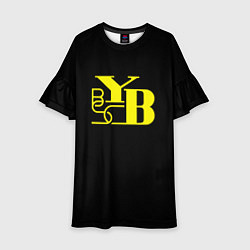Платье клеш для девочки Young Boys fc club, цвет: 3D-принт