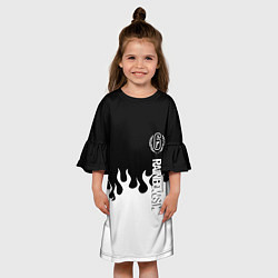 Платье клеш для девочки Tom Clancy raimbow six fire, цвет: 3D-принт — фото 2