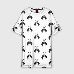 Детское платье Panda love - pattern