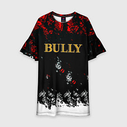 Платье клеш для девочки Bully краски, цвет: 3D-принт