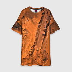 Детское платье Каналы на Марсе - star dust