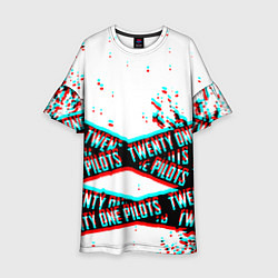 Детское платье Twenty one pilots glitch music