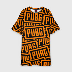 Платье клеш для девочки PUBG pattern game, цвет: 3D-принт