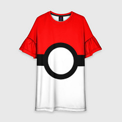 Детское платье Pokeball texture