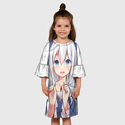 Платье клеш для девочки Konosuba Эрис, цвет: 3D-принт — фото 2