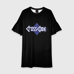Платье клеш для девочки CrossCode, цвет: 3D-принт