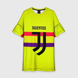 Платье клеш для девочки Juventus sport line, цвет: 3D-принт