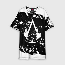 Детское платье Assassins Creed logo краски