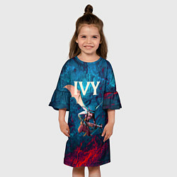 Платье клеш для девочки Ivy Deadlock, цвет: 3D-принт — фото 2