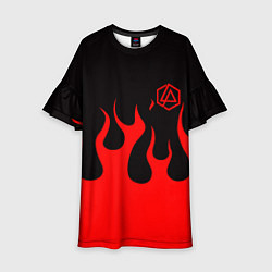 Детское платье Linkin park logo fire