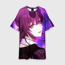 Платье клеш для девочки Honkai Star Rail Kafka violet light, цвет: 3D-принт