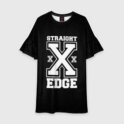 Платье клеш для девочки Straight edge SXE, цвет: 3D-принт