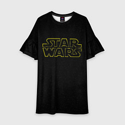 Платье клеш для девочки Logo - Star Wars, цвет: 3D-принт