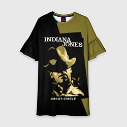 Платье клеш для девочки Indiana Jones and the Great Circle, цвет: 3D-принт