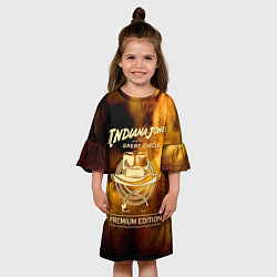 Платье клеш для девочки Indiana Jones and the Great Circle, цвет: 3D-принт — фото 2