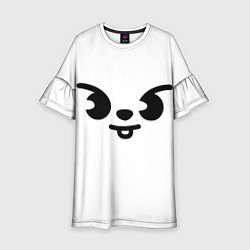 Платье клеш для девочки Leebit skzoo, цвет: 3D-принт