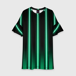 Детское платье Neon turquoise