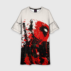 Детское платье Дэдпул брызги