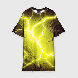Детское платье Color yellow black