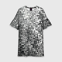 Детское платье Чёрно-белый абстрактная текстура