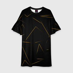 Детское платье Color yellow line