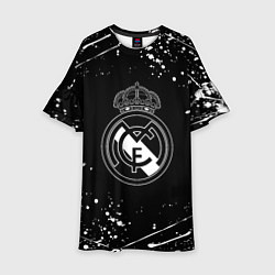 Детское платье Real Madrid белые краски