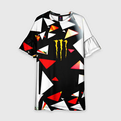 Детское платье Monster energy геометрия