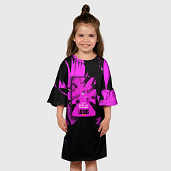 Платье клеш для девочки Лазарь: Лекарство, цвет: 3D-принт — фото 2