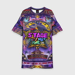 Платье клеш для девочки Stage, цвет: 3D-принт