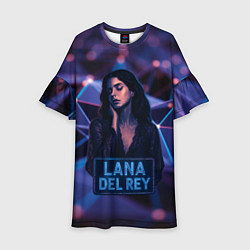 Детское платье Lana Del Rey и неоновая вывеска