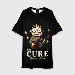Платье клеш для девочки The Cure, Роберт Смит, цвет: 3D-принт